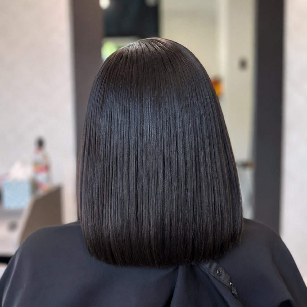 Crown & Silk Signature Press at Crown & Silk Salon in Durham, NC