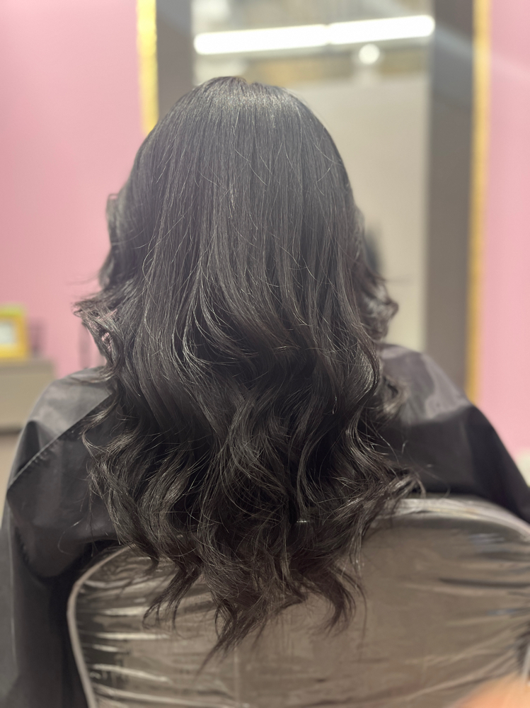 Signature Silk Press at Crown & Silk Salon in Durham, NC