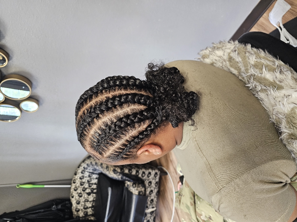 6 Straight Backs W/ 2 Buns