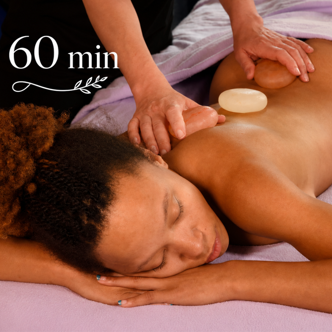 Salt Stone Massage - 60min at HARMONIA MASSAGE & BODYWORKS in Johns Creek, GA