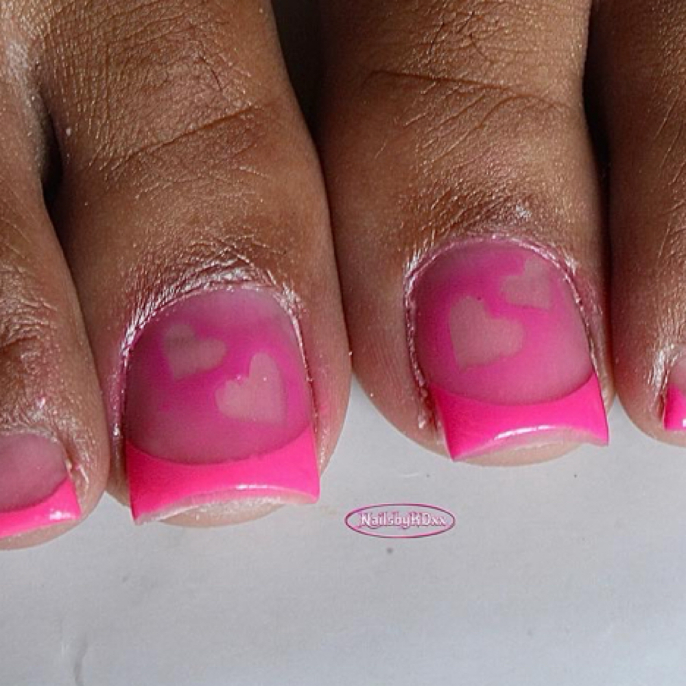 Toe Designs at NailsByKDxx in Stockbridge, GA