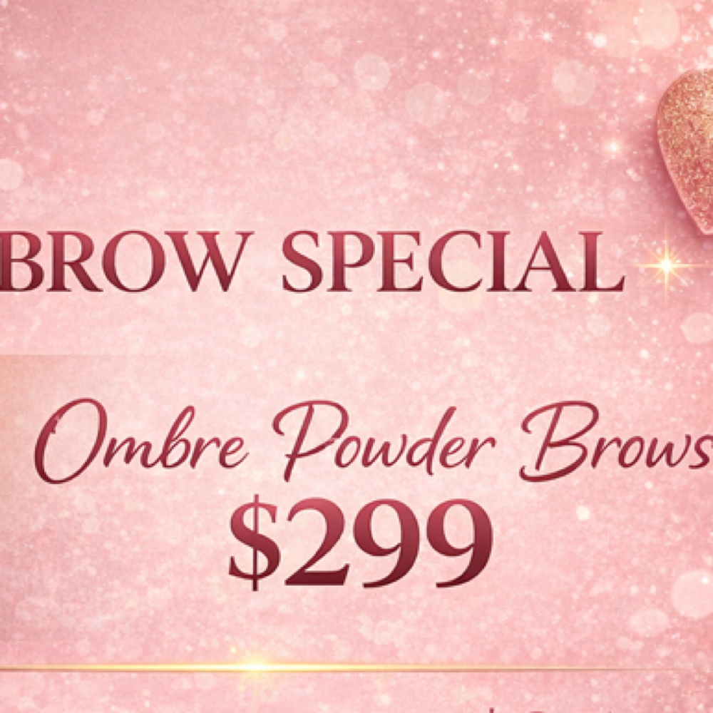 Ombre PowderBrows Holiday Promotion at Van Brows Seattle in Tacoma, WA