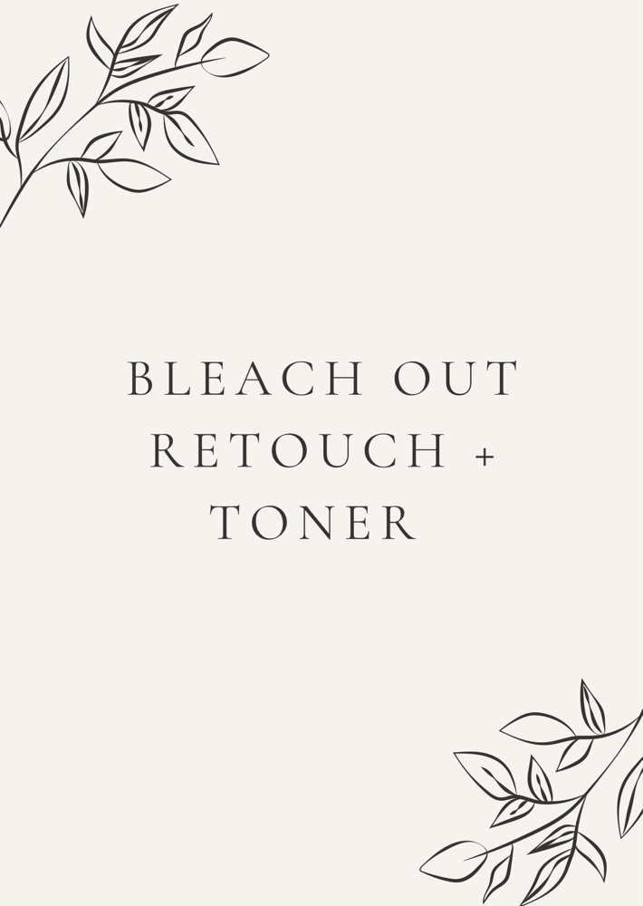 Bleach Out Retouch + Toner