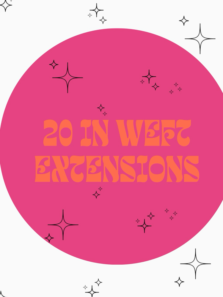 20 Inch Weft Extensions