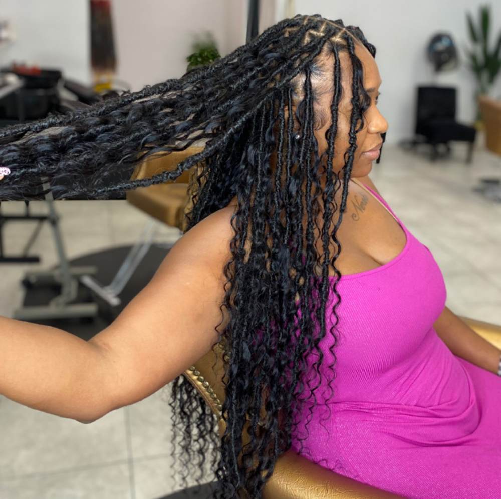 Faux Locs at Afro Affair in Coconut Creek, FL