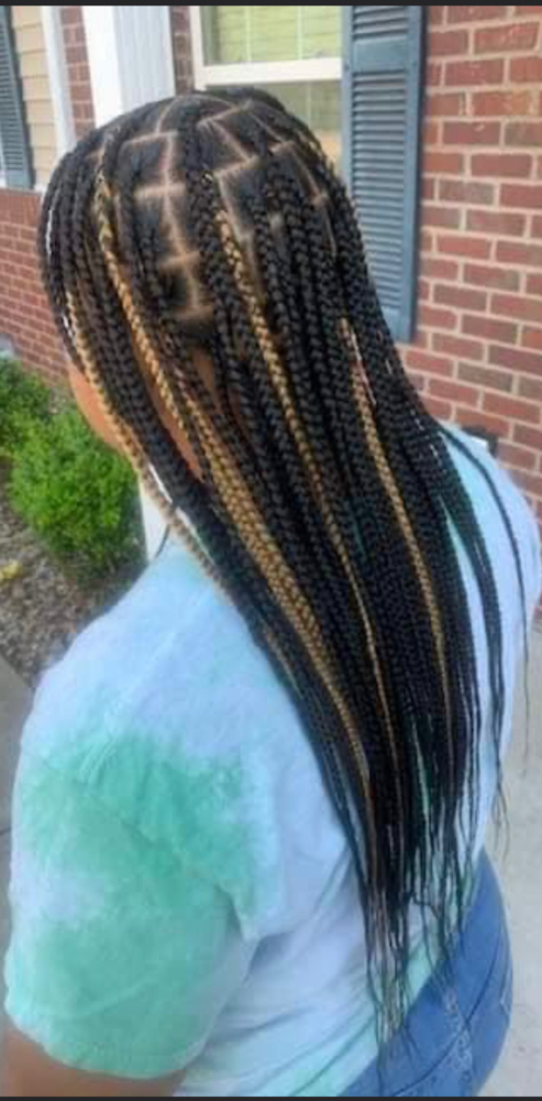 Meduim Knotless Braids