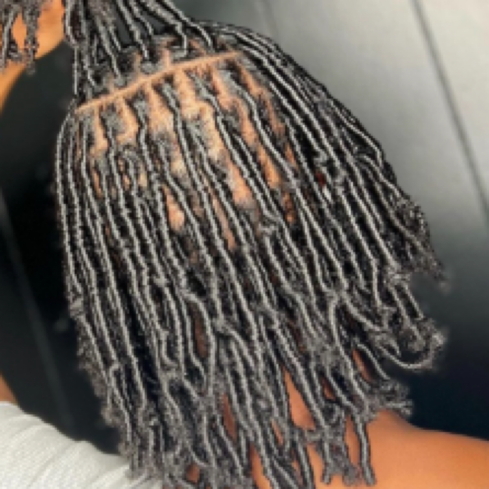 Adult Starter Locs at Hair by The Beauty Genius in Houston, TX