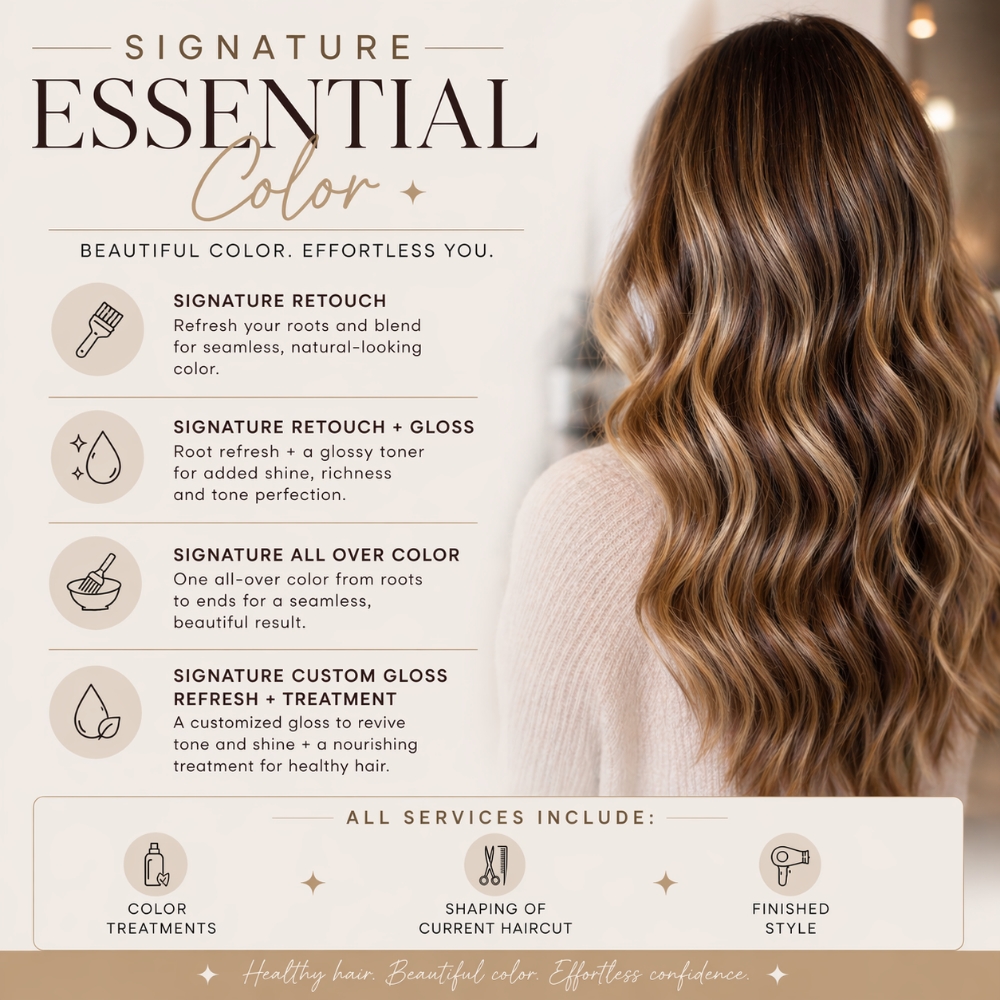 Signature Essential Hair Color at Rachel Nyce Hair in Cleveland, TN