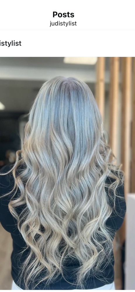 Solid Bleach Retouch at Judistylist in Mansfield, TX