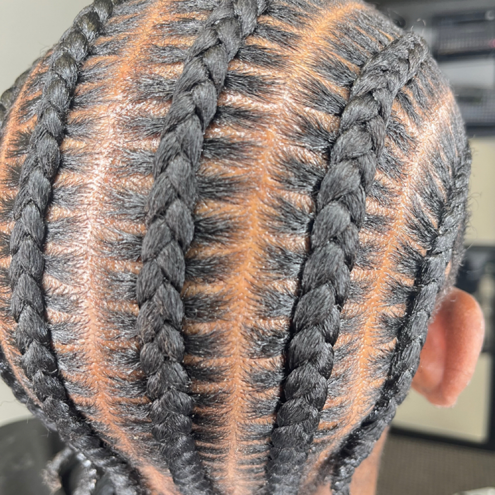 Men Braids (4-6) at Oh That Ain’t Bad in Houston, TX