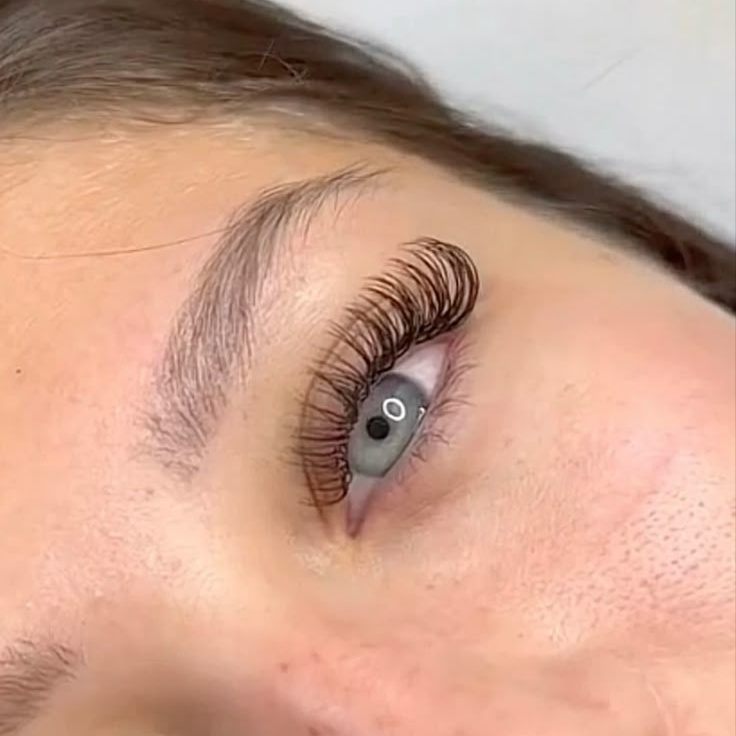 Full set of Hybrid Lash Extensions at Bronzed Beauty Bar in Edina, MO