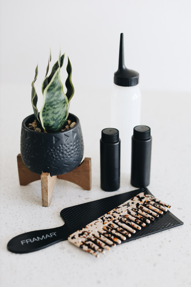 Root Touch-up, Olaplex & Haircut