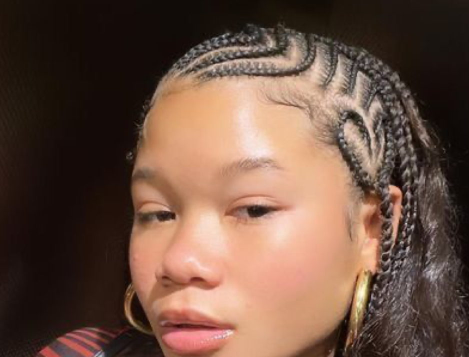 HALF BRAIDS WITH HEART