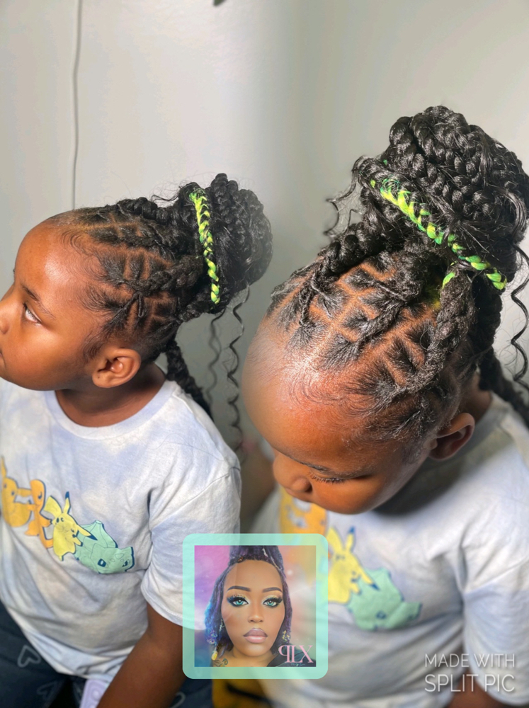 🔥🔥Boho Knotless Braids/ Over Locs