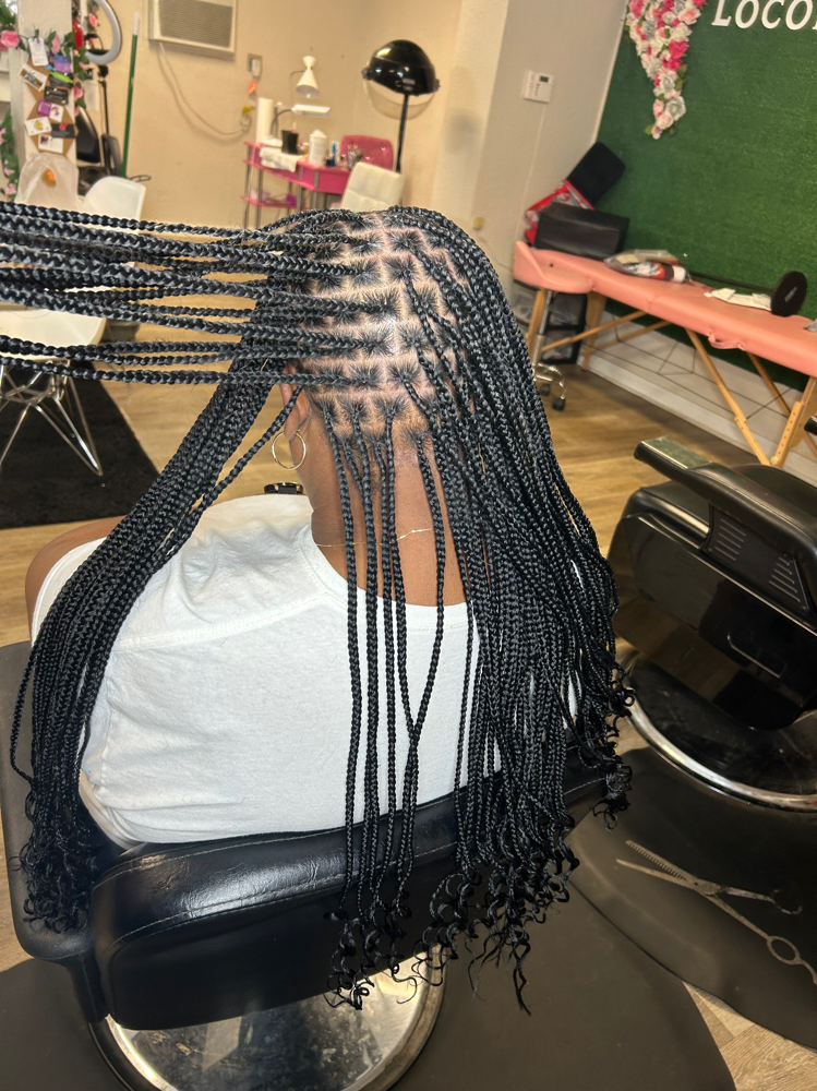 Small Knotless Braids at Spiffed By Jah in Atlanta, GA
