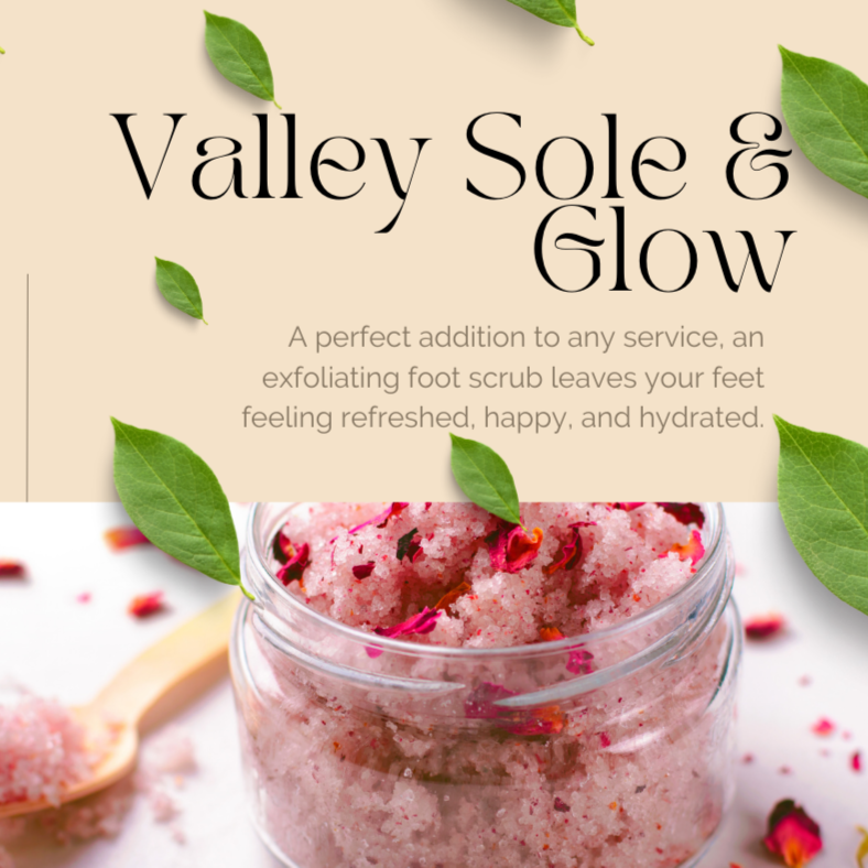 Valley Sole & Glow - Foot Scrub at Maggie Valley Spa in Maggie Valley, NC