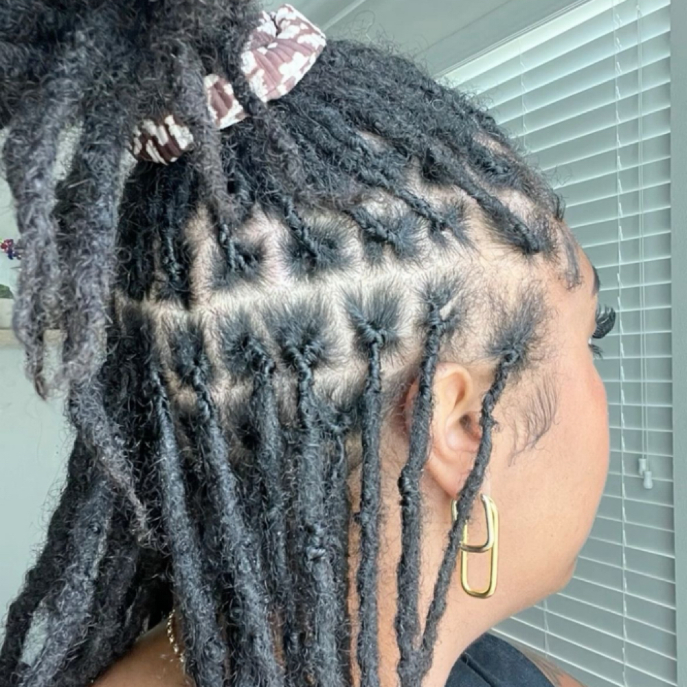 Interlocking Locs at Gharlie Nails in Vero Beach, FL