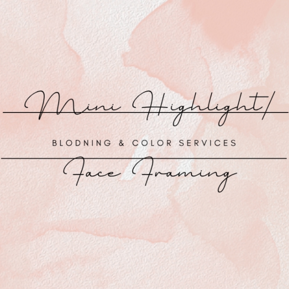 Mini Highlight/Face Frame Highlight at Vintage Roots Salon in Kearney, MO