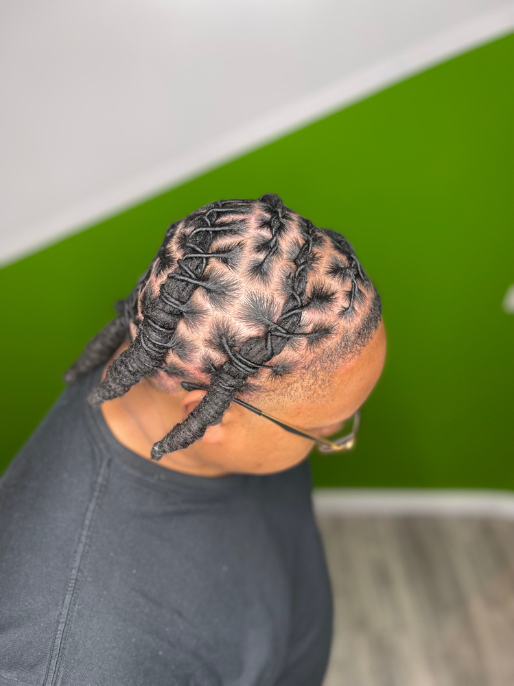 Loc Retwist + Style *Full Head