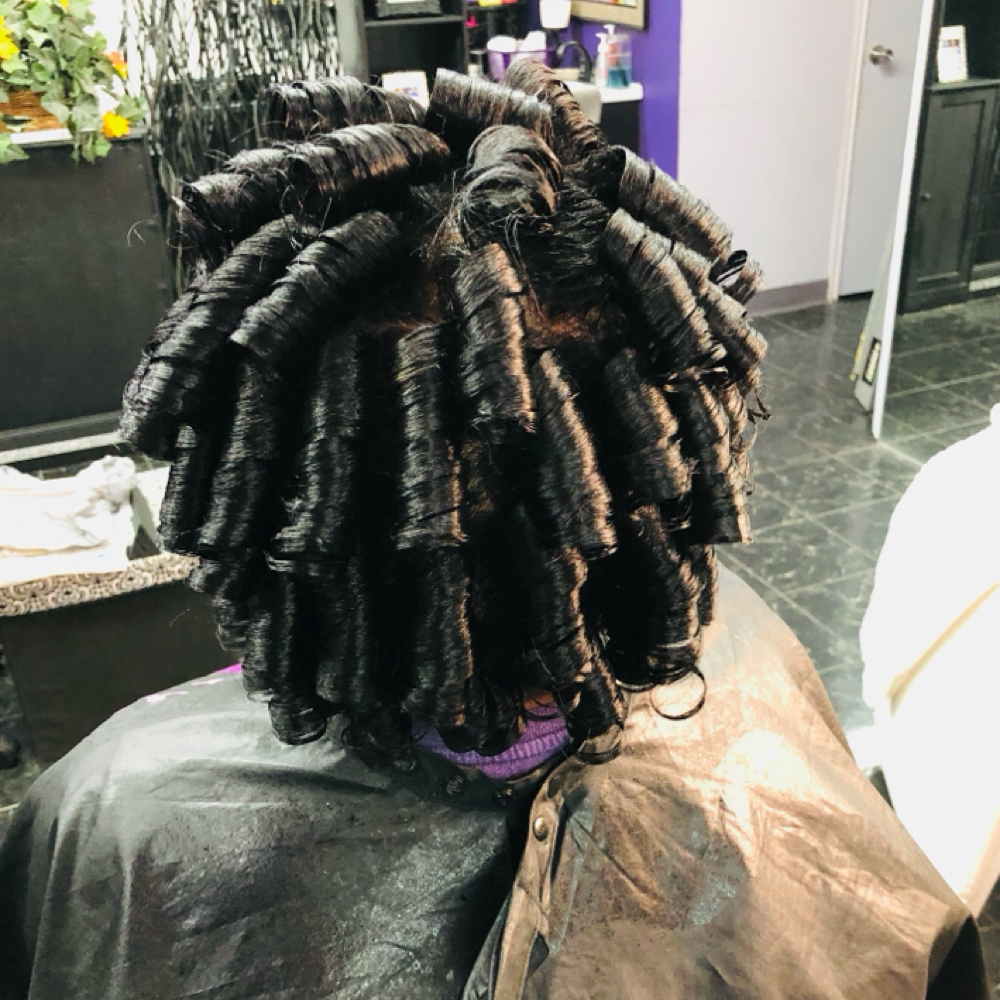 Spiral Set at Naavah Hair Studio in Baton Rouge, LA