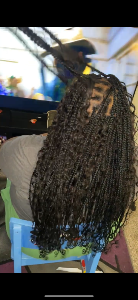 Boho Knotless Braids extra Small