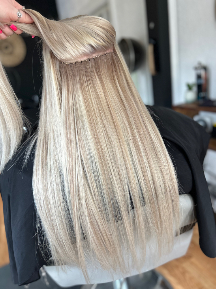 Hand-Tied Extension Consultation at Pretty Parlor By Lyric in Humble, TX
