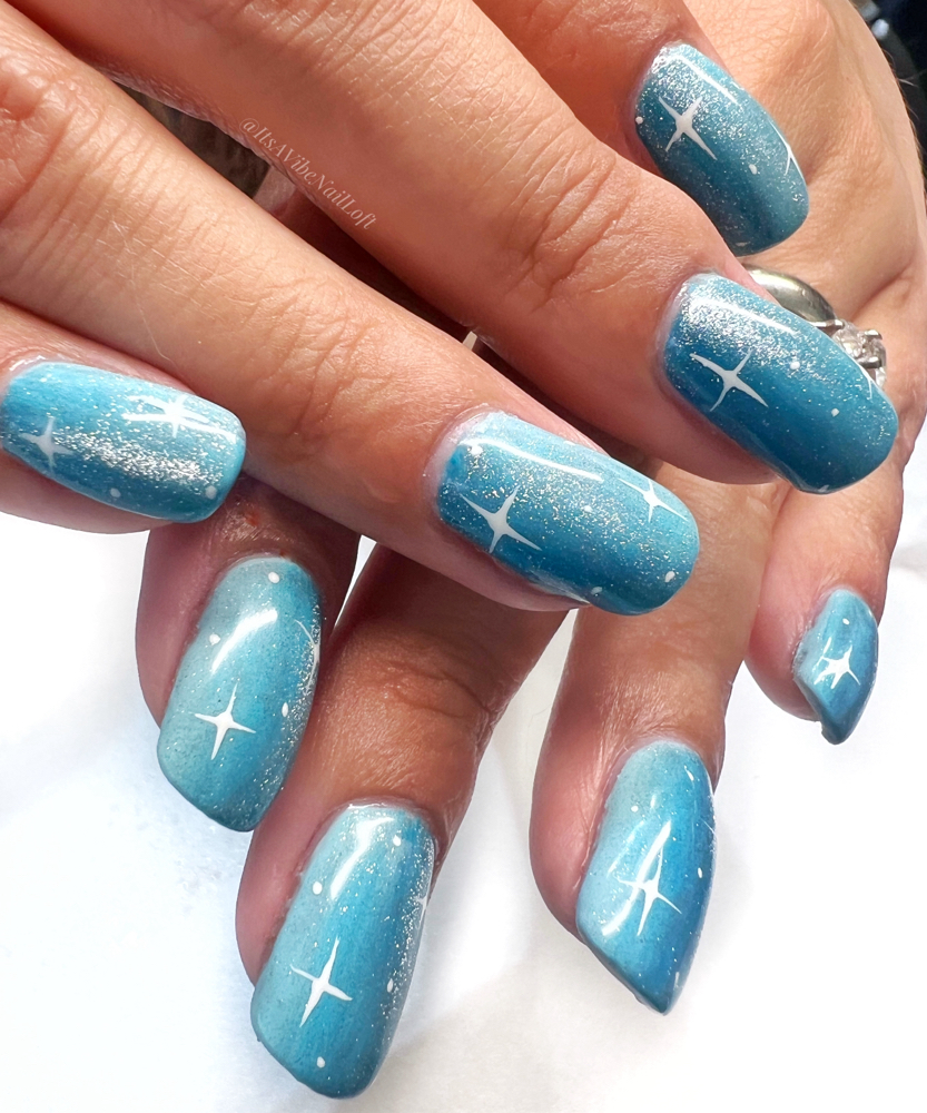 Gel Mani W/ CND Builder Overlay