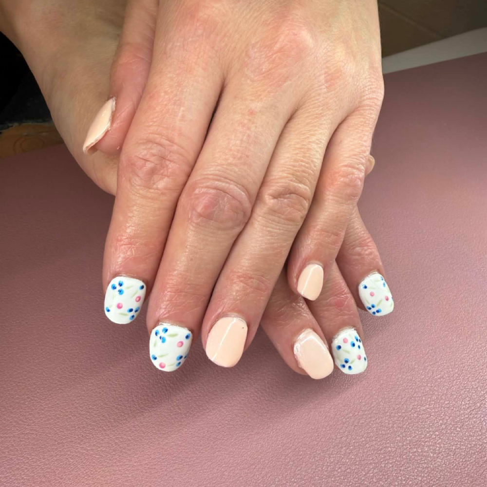 Gel Manicure at Beauty And The Barber Salon in Pierrepont manor, NY