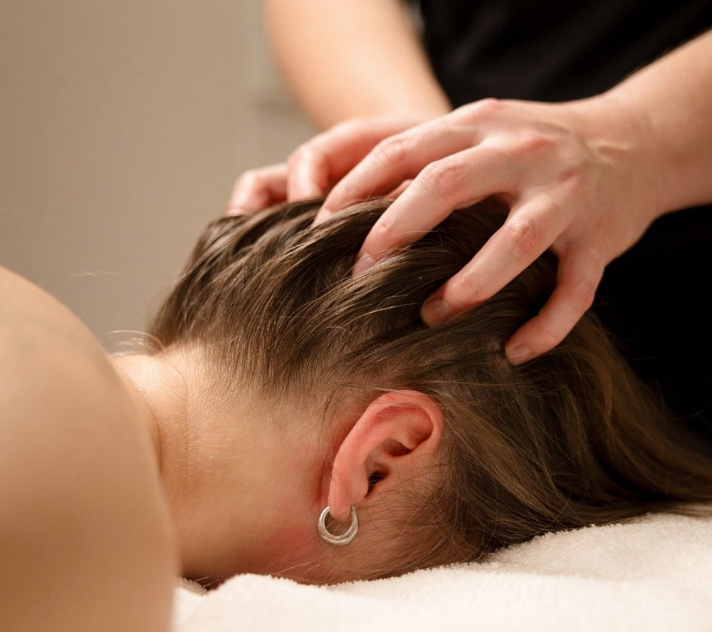 Hot Oil Scalp Massage