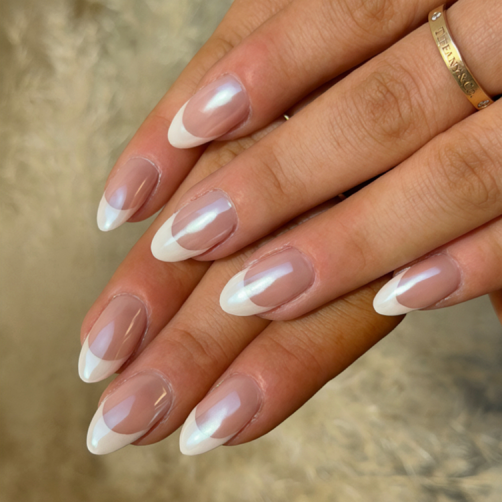 French tip at Modern & Mane Salon in Denver, CO