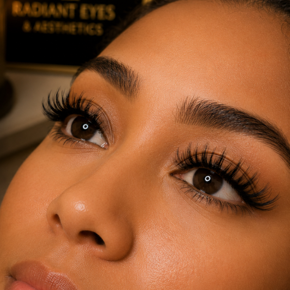 Hybrid Or Wispy Luxury Mink Eyelash Extensions at Radiant Eyes & Aesthetics in Petal, MS
