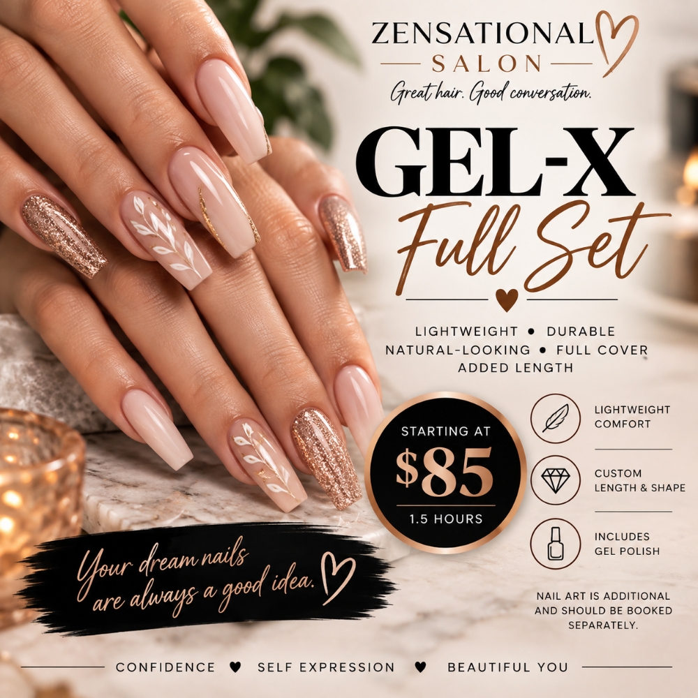 Gel X NAILS at Zensational Salon in The Dalles, OR