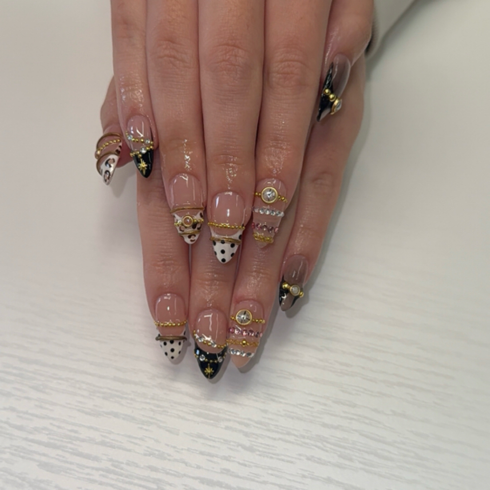 Gel X-Full Design at nails.by.addysen in Pennock, MN