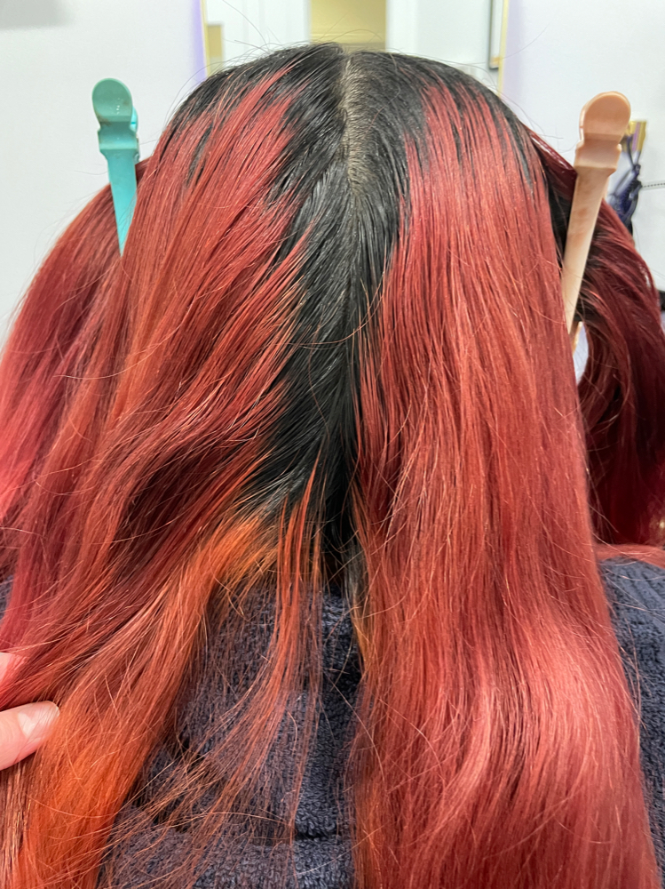 Blonde Root Re-touch