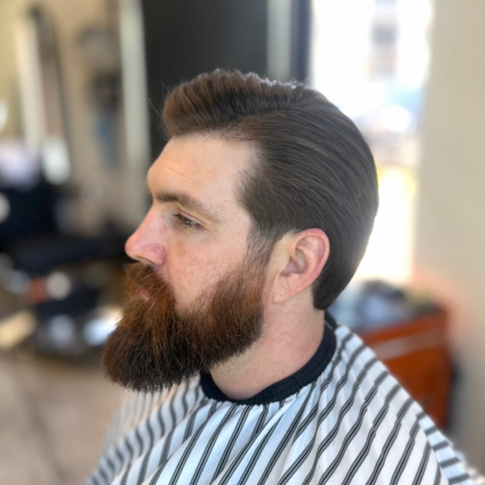 Haircut and Beard Trim at Andi's Fade Society in Austin, TX