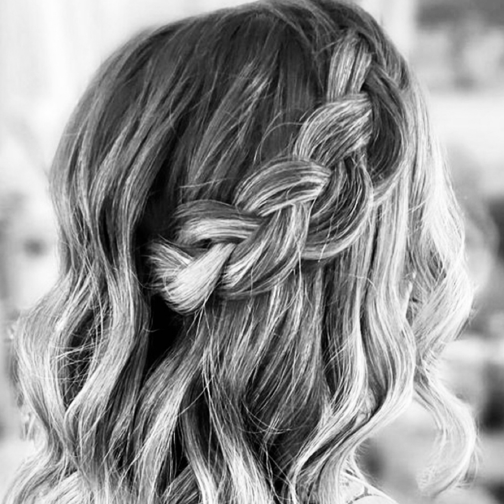 Accent Braid at The Artist’s Cupboard hair salon in New Caney, TX