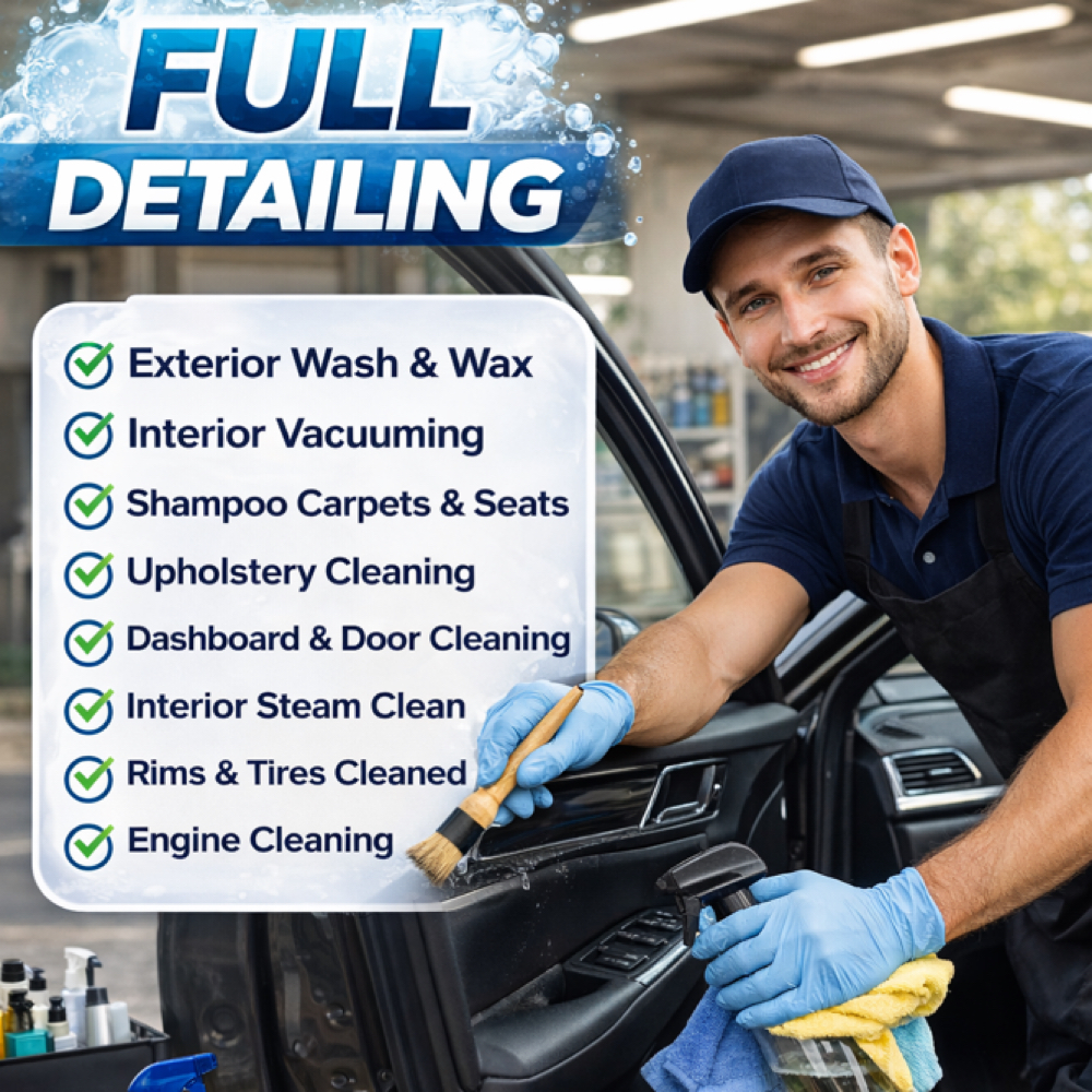Full Detail SEDAN at Auto spa detailing in Lawrence, MA