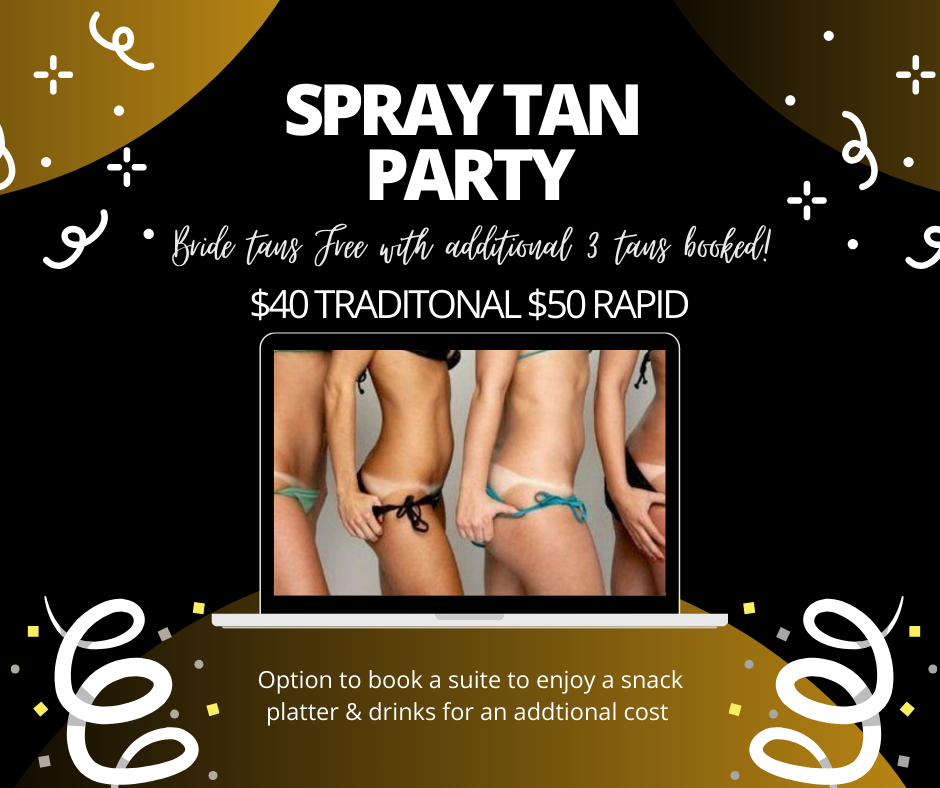 Spray Tan Party of 4 Rapids