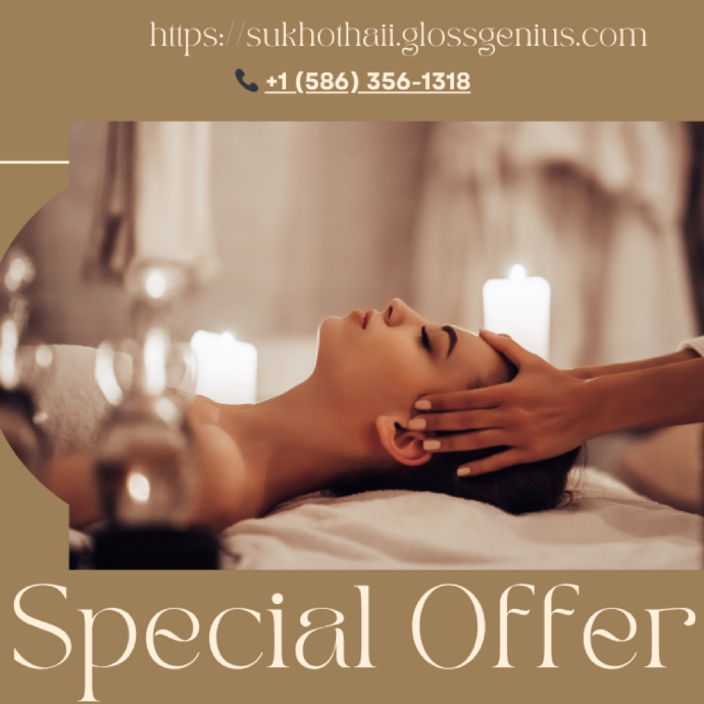 Groupon at Sukho Thai massage studio in Mt Clemens, MI