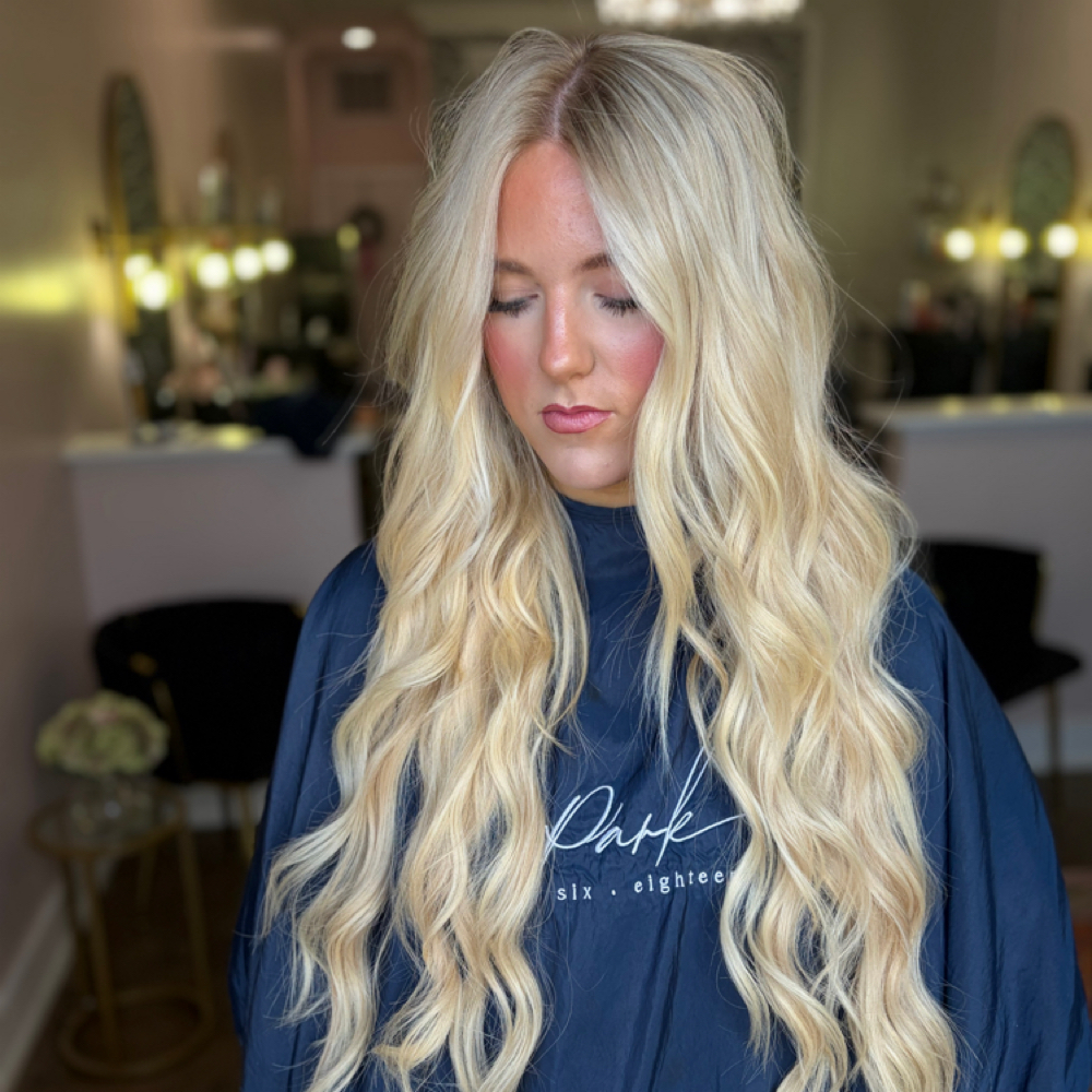 One-Row Handtied Extension Refresh at Shelby Hardin Hair in Starkville, MS