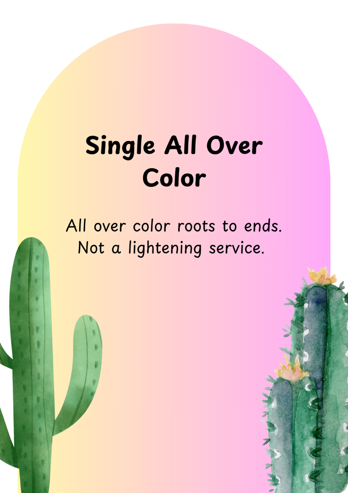 All Over Single Color