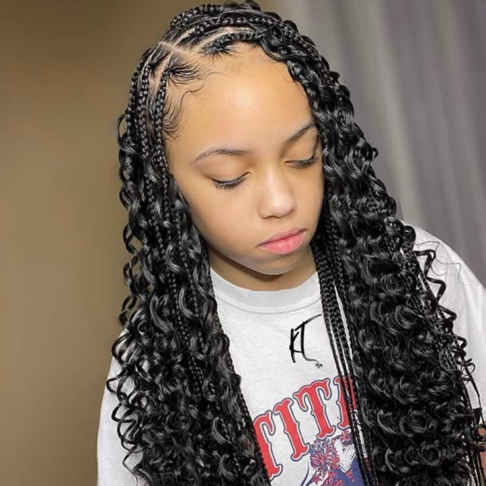 Kids BOHO KNOTLESS From 11/13 Years at Glam Braids in Marietta, GA