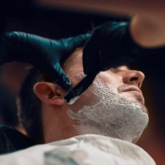Traditional Hot Lather Beard Shave
