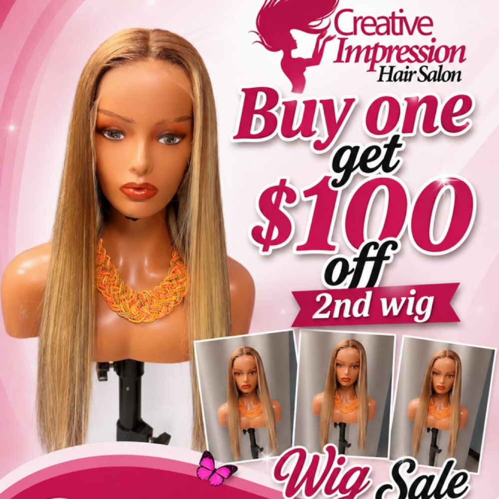Wig Purchase at Creative Impression Hair Salon in Arlington, TX