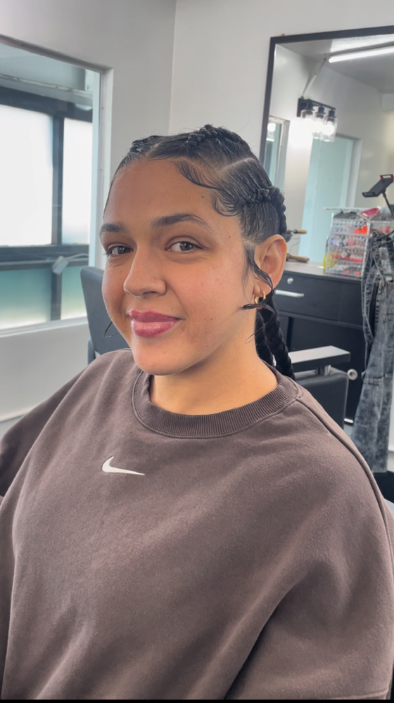 2-4 Feed-In Braids