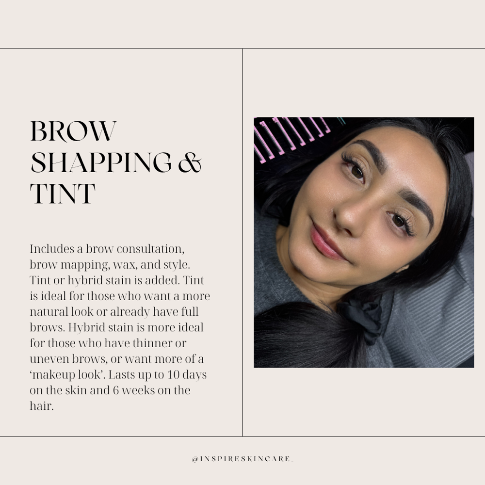 Brow Shapping & Tint