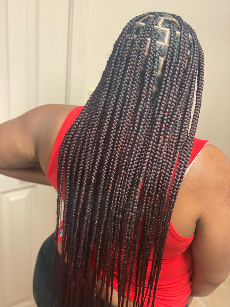 Medium “butt Length” Knotless