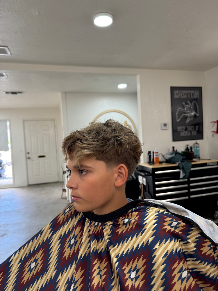 KIDS CUT AND STYLE UNDER 10YO