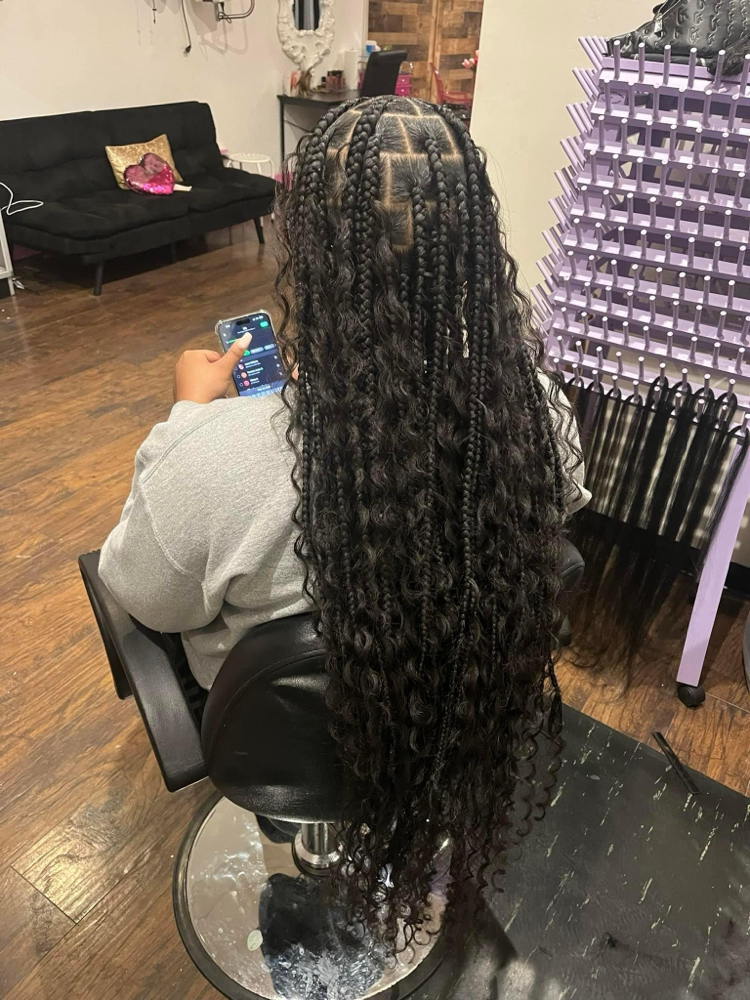 large boho knotless