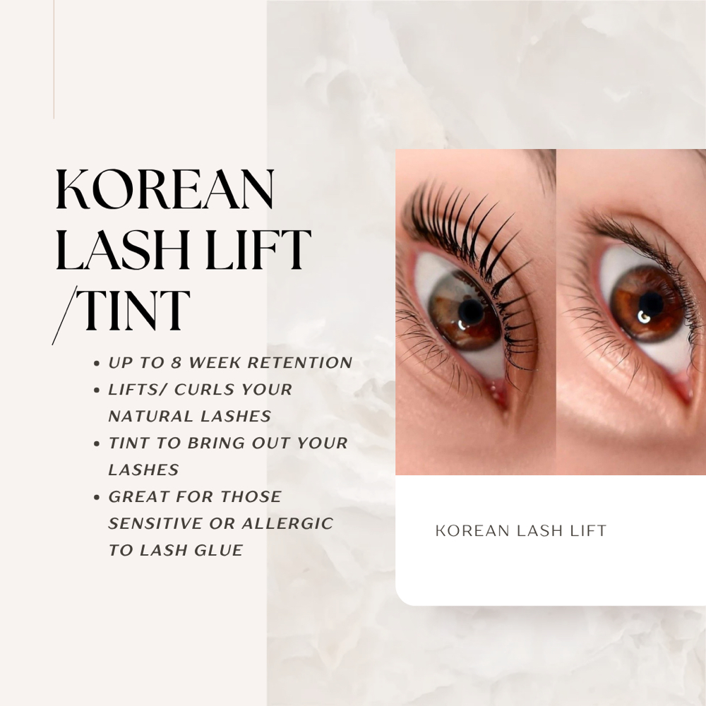 Korean Lash Lift / Tint at Luxe N Beauty in Ardmore, PA